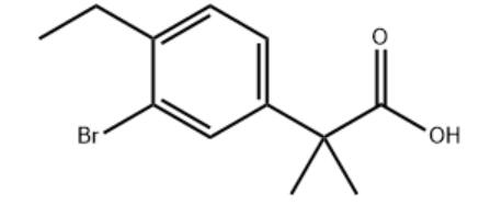 产品采购：2-(3-bromo-4-ethylphenyl)-2-methylpropanoic acid CAS 1238328-64-7
