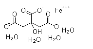 产品采购:柠檬酸亚铁 CAS 3522-50-7