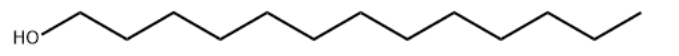 Structure of 1-Tridecanol CAS 112-70-9