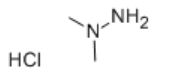 Structure of 1,1-DIMETHYLHYDRAZINE HYDROCHLORIDE