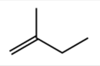 Structure of 2-METHYL-1-BUTENE CAS 563-46-2