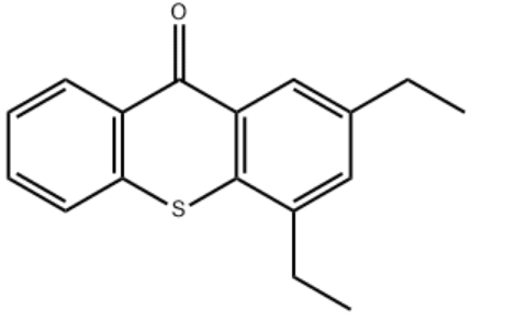 Structure of 2,4-Diethyl-9H-thioxanthen-9-one CAS 82799-44-8