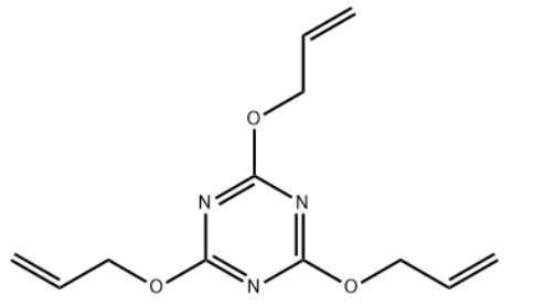 Structure of 2,4,6-Triallyloxy-1,3,5-triazi CAS 101-37-1