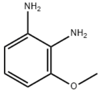 Structure of 3-METHOXY-BENZENE-1,2-DIAMINE CAS 37466-89-0