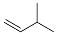 Structure of 3-Methyl-1-butene CAS 563-45-1