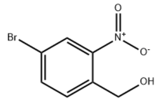 Structure of 4-Bromo-2-nitrobenzyl alcohol CAS 22996-19-6