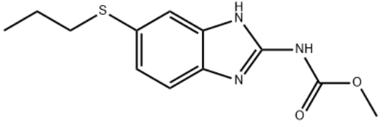 Structure of Albendazole CAS 54965-21-8