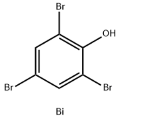Structure of BISMUTH TRIBROMOPHENATE CAS 5175-83-7