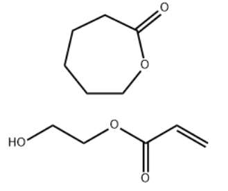 Structure of CAPROLACTONE ACRYLATE CAS 110489-05-9