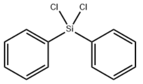 Structure of Dichlorodiphenylsilane CAS 80-10-4