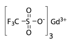 Structure of GADOLINIUM (III) TRIFLUOROMETHANESULFONATE CAS 52093-29-5