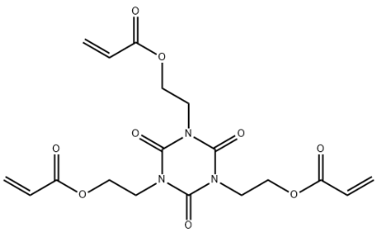 Structure of ISOCYANURIC ACID TRIS(2-ACRYLOYLOXYETHYL) ESTER CAS 40220-08-4