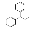 Structure of ISOPROPYLDIPHENYLPHOSPHINE CAS 6372-40-3