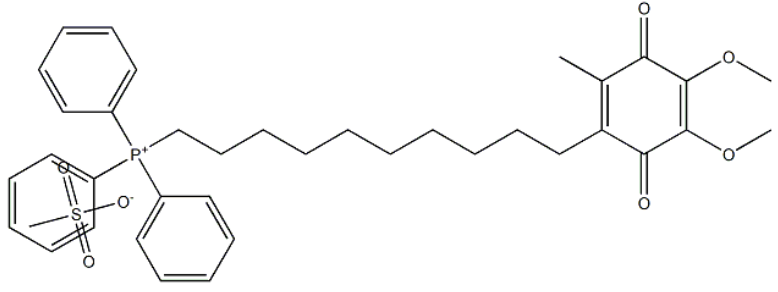 Structure of Mitoquinone mesylate CAS 845959-50-4