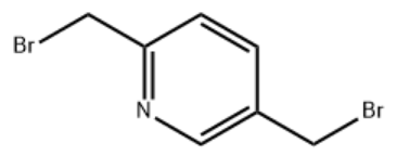 Structure of Pyridine, 2,5-bis(bromomethyl)- (9CI) CAS 42239-18-9