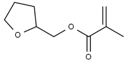 Structure of Tetrahydrofurfuryl methacrylate CAS 2455-24-5