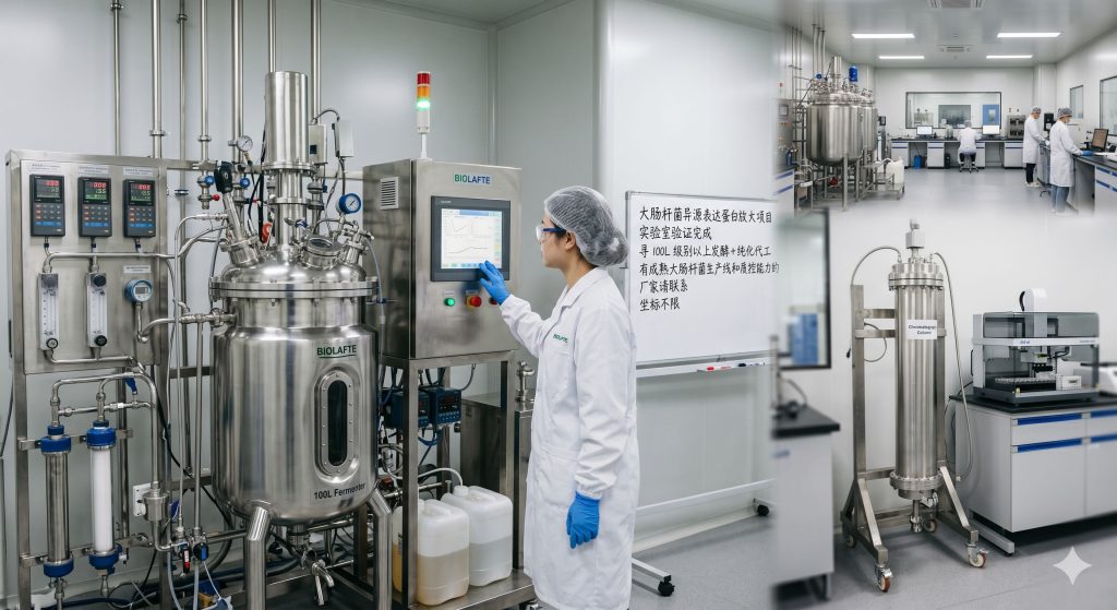 大肠杆菌异源表达蛋白中试放大项目合作