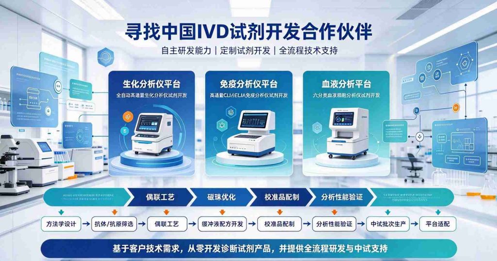 寻：体外诊断（IVD）试剂开发合作伙伴，能够依据我方技术需求，从零开发诊断试剂产品
