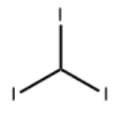 structure of Iodoform CAS 75-47-8
